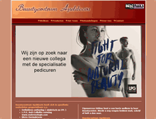 Tablet Screenshot of beautycentrumapeldoorn.nl